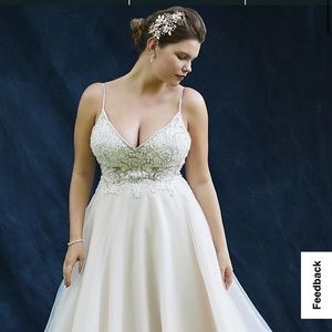 David’s Bridal A-Line Wedding dress